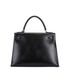 Kelly 28 Box Leather Black, back view